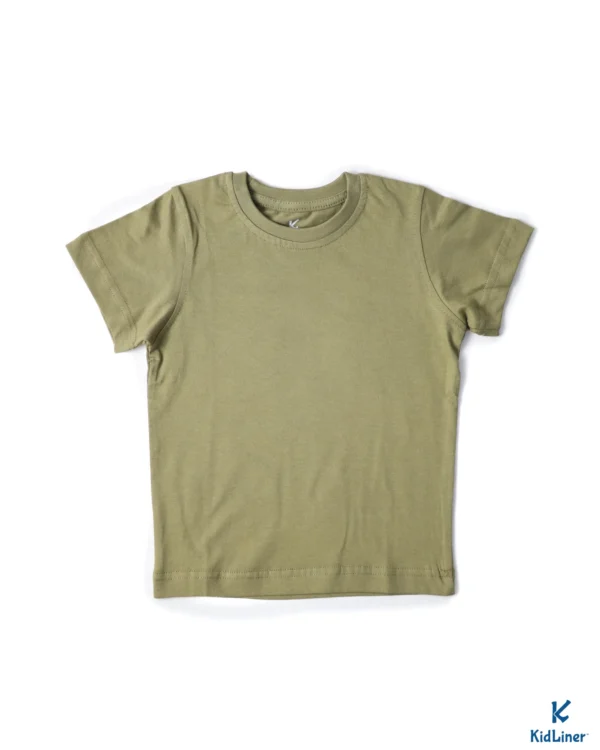 Basic T-shirt & Gabardine pants (Olive) - Image 5