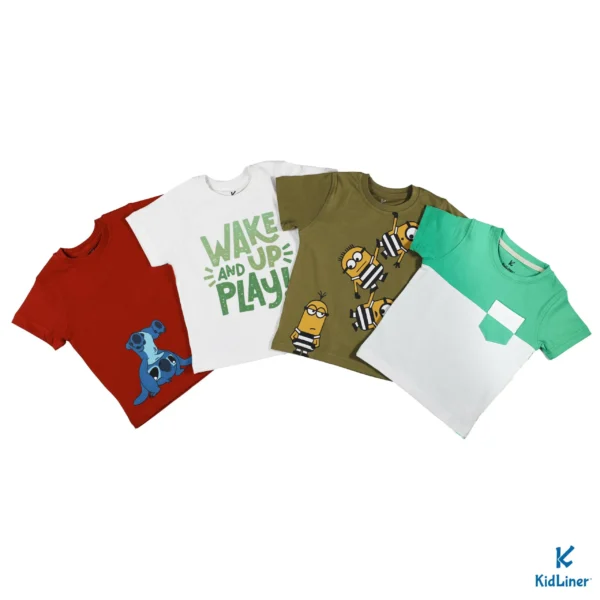 T-Shirt Set (4 Pack) - Image 1