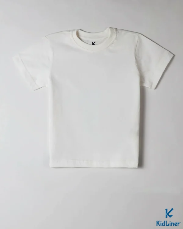 Basic T-shirt & Gabardine pants (White) - Image 5