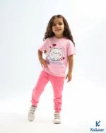Pink Kitty (Set) T-shirt & Sweatpants - Image 2