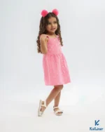 Pink Rose-Floral Dress