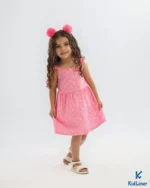 Pink Rose-Floral Dress - Image 3