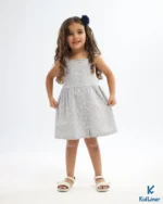 Silver-Floral Dress - Image 5