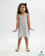 Silver-Floral Dress - Image 4