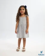 Silver-Floral Dress - Image 3