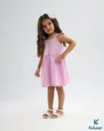 Lavender-Floral Dress - Image 3
