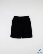 Black Cotton Shorts - Image 2