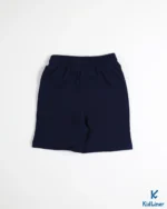 Navy Cotton Shorts - Image 2
