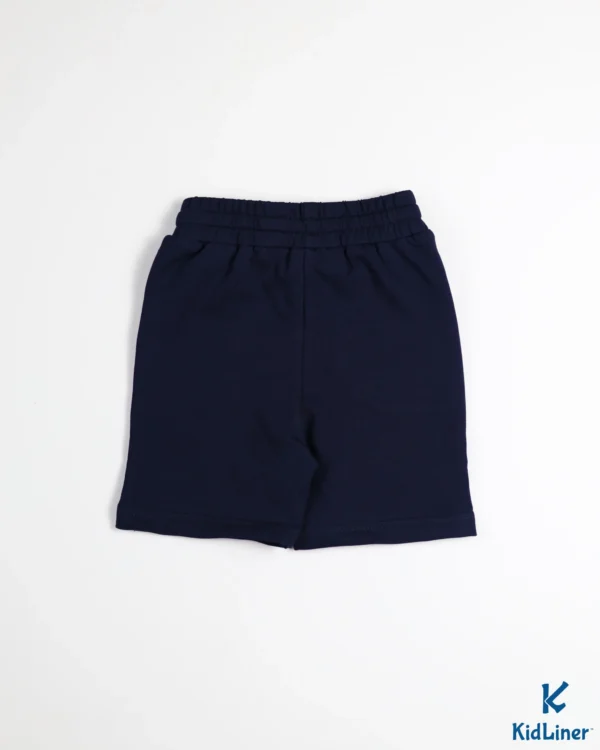 Navy Cotton Shorts - Image 2