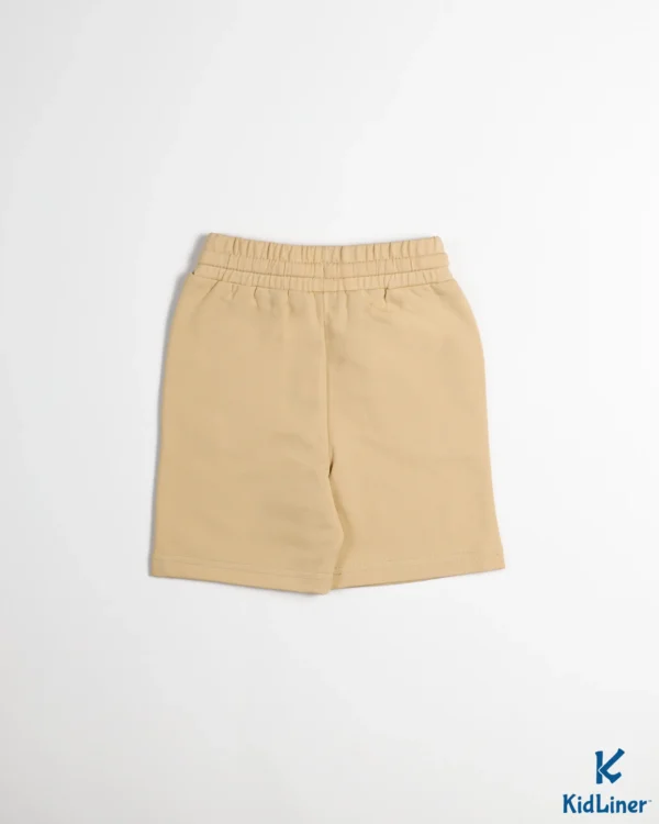 Beige Cotton Shorts - Image 2