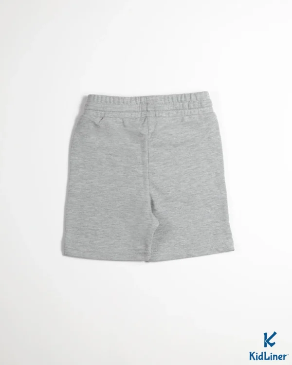 Light Gray Cotton Shorts - Image 2