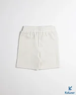 White Cotton Shorts - Image 2