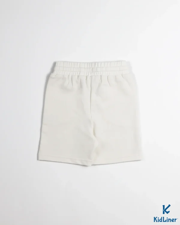 White Cotton Shorts - Image 2