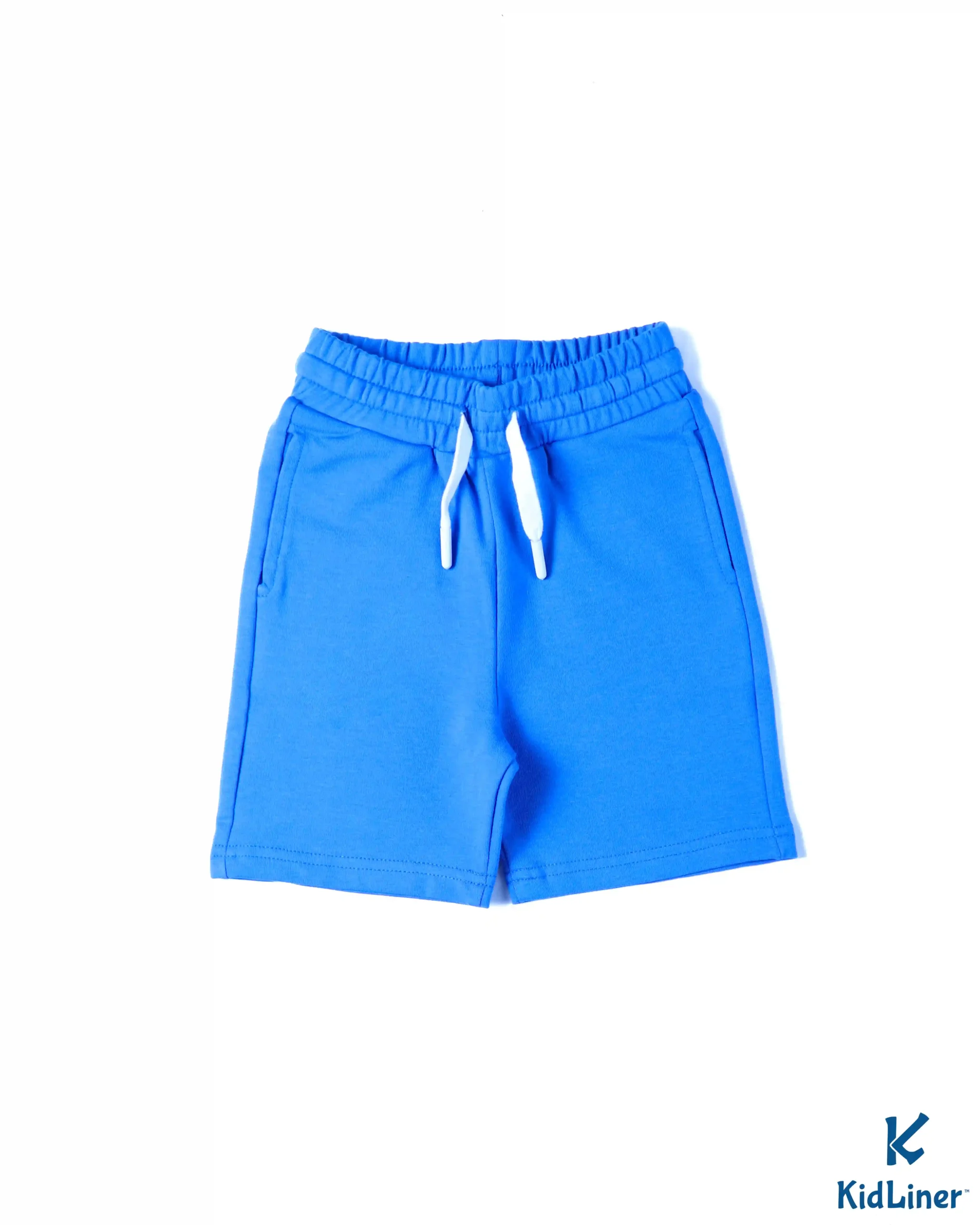 Blue Cotton Shorts