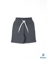 Iron Gray Cotton Shorts