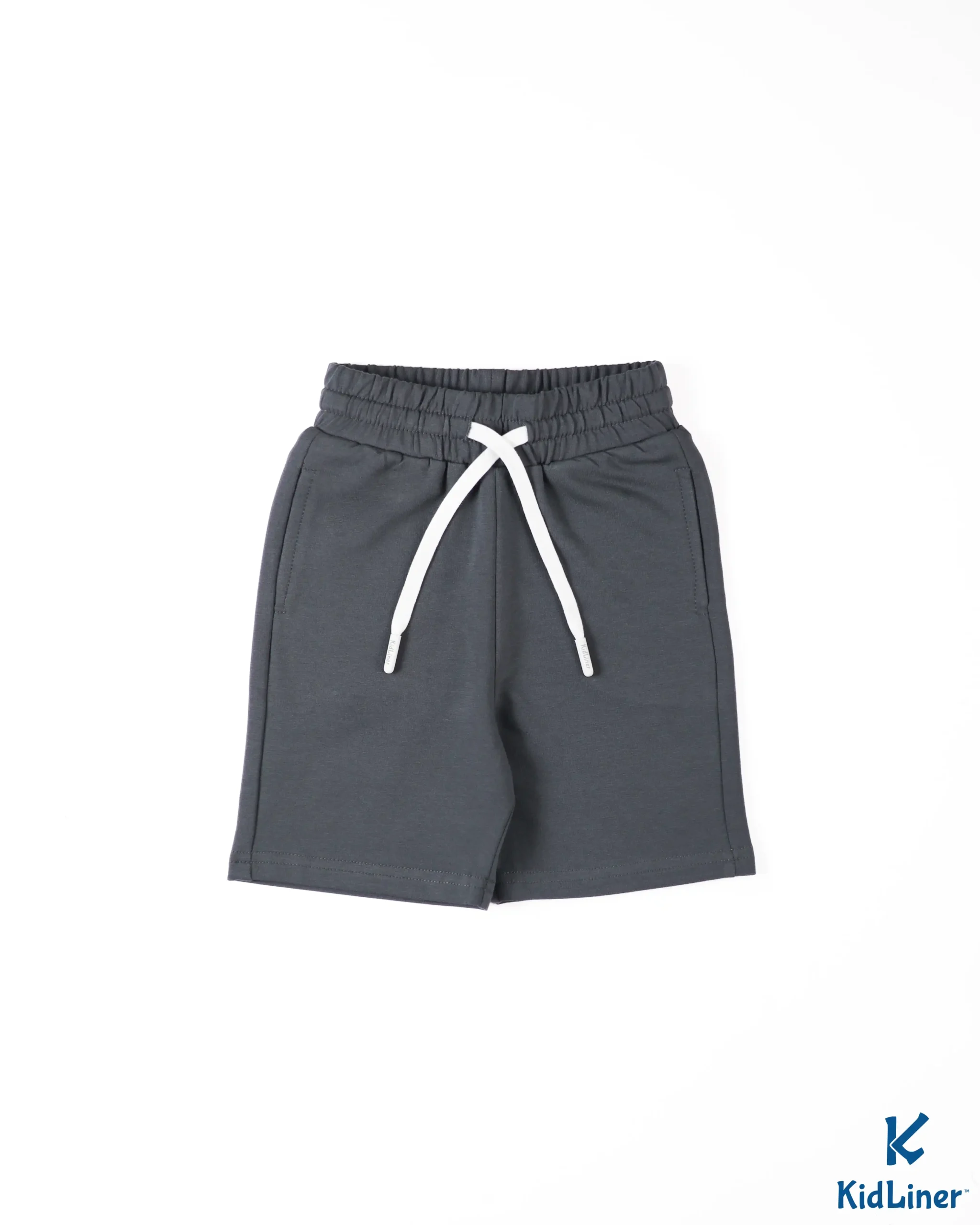 Iron Gray Cotton Shorts