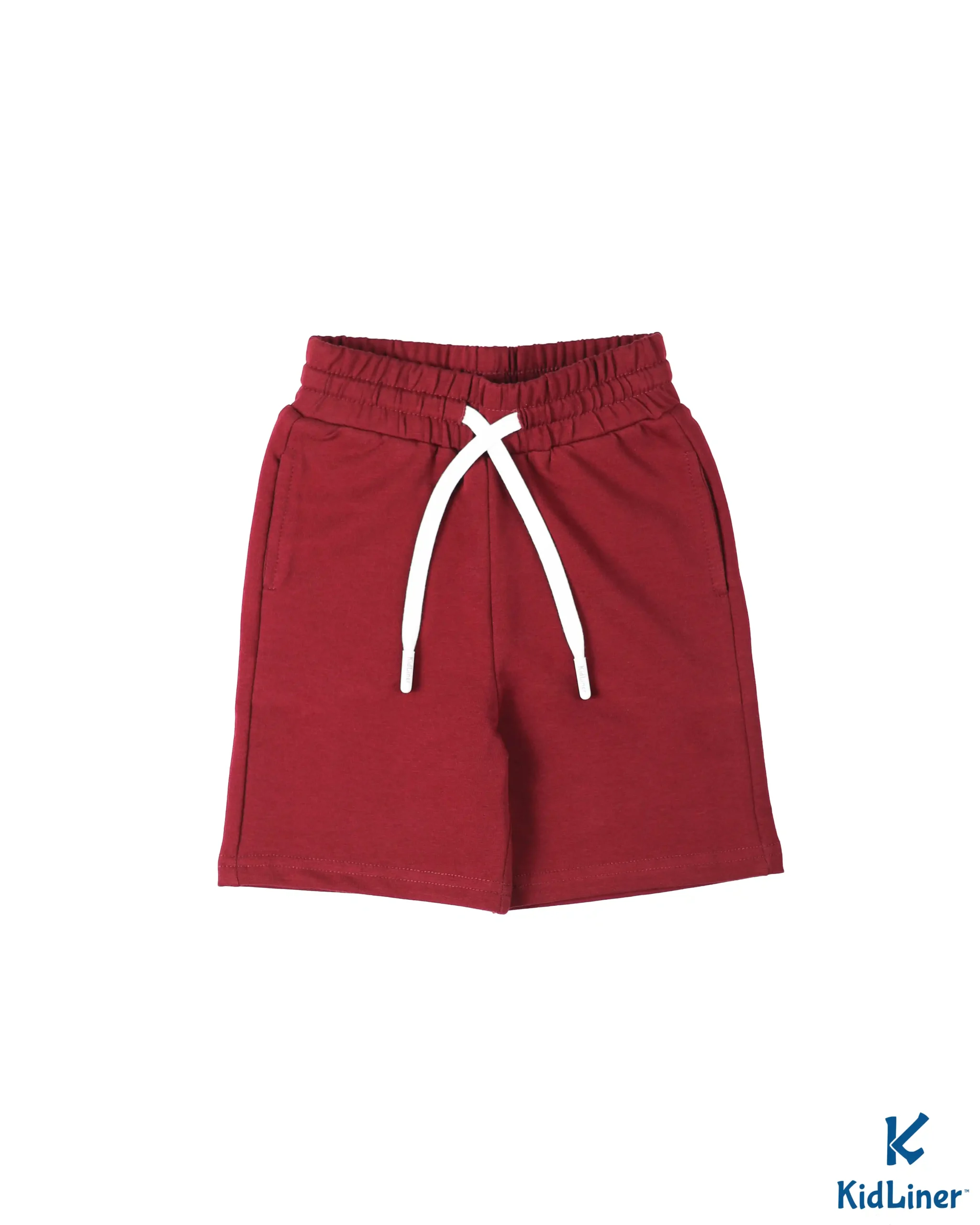 3Q9A5945 Burgandy Cotton Shorts - Image 1