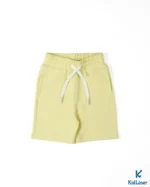 Butter Yellow Cotton Shorts