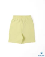 Butter Yellow Cotton Shorts - Image 2